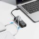2. Hub USB Orico PW3UR25-U3 4-portowy 3x USB-A 3.0 1x RJ45 2.5G Ethernet 1 m - czarny