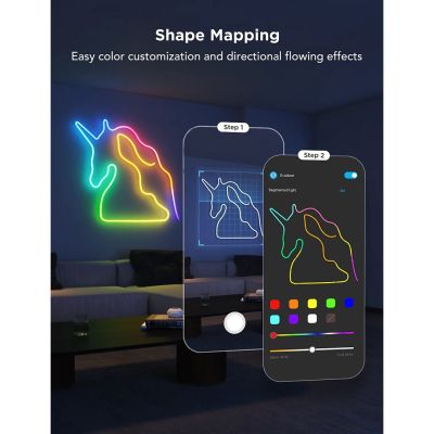 7. Govee H61D3 Neon Lights 2 3m | Oświetlenie LED | Matter, HomeKit, Google, Alexa, SmartThings