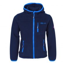 Kurtka polarowa dziecięca TrollKids Kids Stavanger Jacket navy/light blue wiatroszczelna niebieska (706-110)