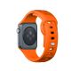 12. Pasek silikonowy 3mk Silicone Watch Strap do Apple Watch 38 / 40 / 41 mm - pomarańczowy