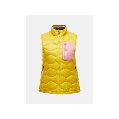 Kamizelka damska PEAK PERFORMANCE W Helium Utility Down Vest kolor żółty