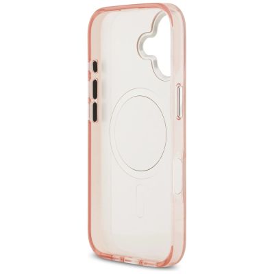 7. Etui Karl Lagerfeld IML Aquarelle Choupette & Logo MagSafe na iPhone 17 - różowe
