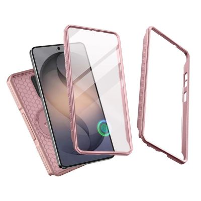 3. Etui Tech-Protect Kevlar MagSafe 2-Set na Samsung Galaxy S26 Ultra - różowe