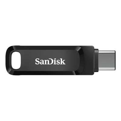 7. Pendrive SanDisk Ultra Dual GO SDDDC3-128G-G46 (128GB; USB 3.0, USB-C; kolor czarny)