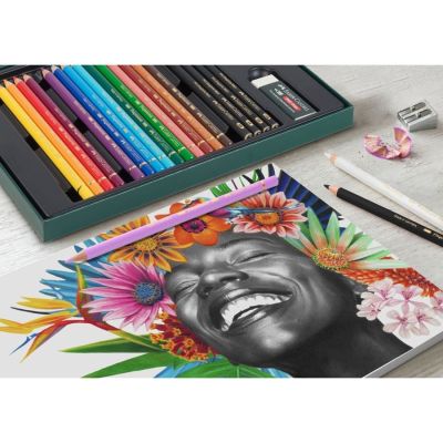 4. Faber-Castell Polychromos & Pitt Graphite Matt Set Wielobarwny 48 szt.