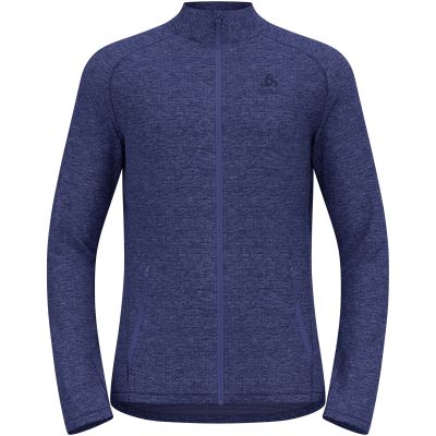 3. Bluza męska Odlo TENCIA Mid layer full zip niebieska