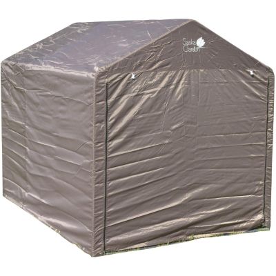 8. PAWILON GARAŻ OGRODOWY 1.57x2.19x1.7M SZARY SASKA GARDEN