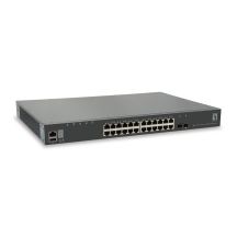 LevelOne GTL-2881 przełącznik sieciowy Zarządzany L3 Gigabit Ethernet (10/100/1000) Szary