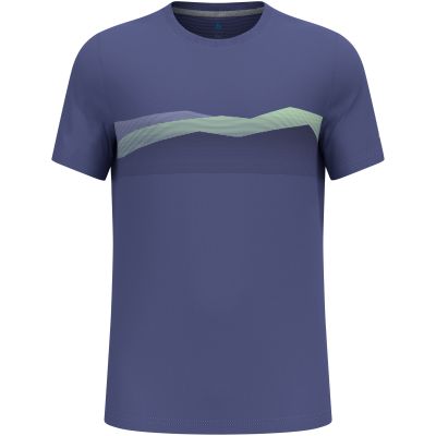 5. Koszulka męska Odlo F-DRY RIDGELINE T-shirt crew neck s/s niebieska