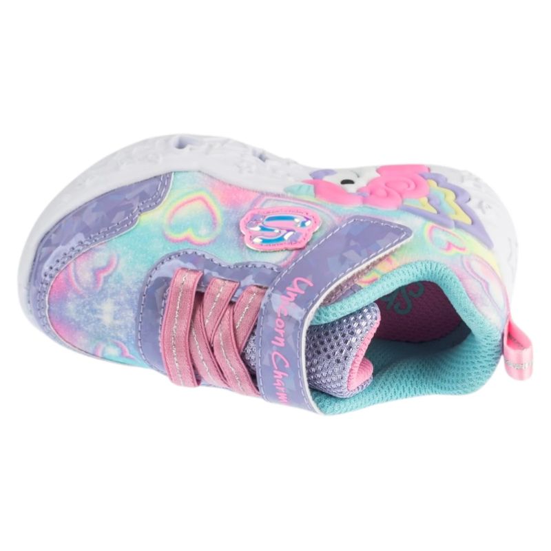 3. Skechers Unicorn Charmer - Lil Heart Sparkles 303064N-LVMT Fioletowe 21