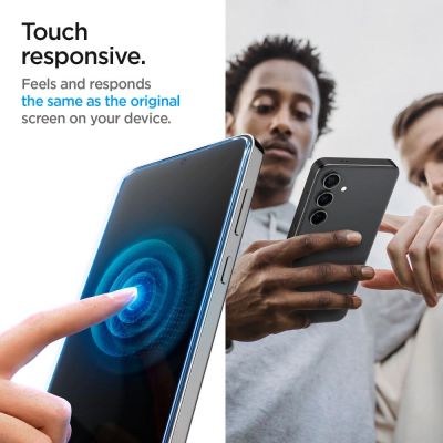 12. Szkło hartowane Spigen Glas.tR EZ Fit na Samsung Galaxy S24+ - 2 szt.