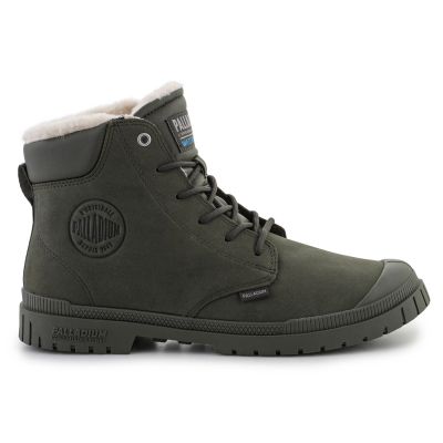 7. Buty Palladium SP20 Cuff Leather Waterproof WL U 79067-325-M Olive Night