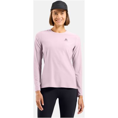 2. Koszulka damska Odlo T-shirt crew neck l/s ZEROWEIGHT CHILL-TEC różowa