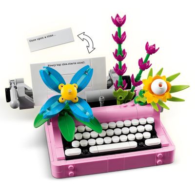 5. LEGO Creator 3w1 31169 - Maszyna do pisania z kwiatami