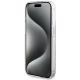 5. Etui Guess IML 4G Gold Stripe na iPhone 15 Pro - brązowe