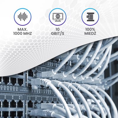 42. Extralink Kabel sieciowy skrętka CAT6A FTP (F/FTP) V2 Wewnętrzny 500M LSZH