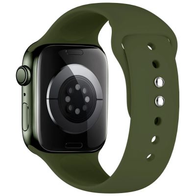 2. Pasek Tech-Protect Silicone na Apple Watch 44 / 45 / 46 / 49 mm - zielony