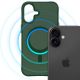 2. Etui 3mk Smoke MagCase na iPhone 17 - zielone-półprzezroczyste