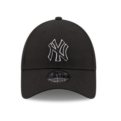 2. Czapka z daszkiem New Era 9FORTY MLB NY New York Yankees Pop Outline Black - 60184647