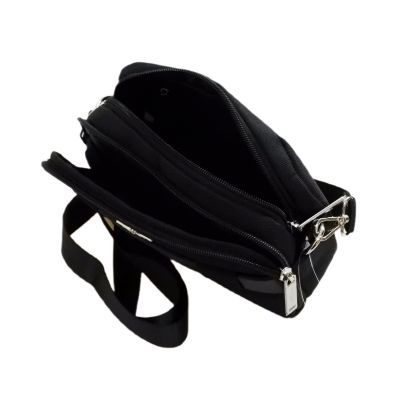 3. Męska saszetka torba na ramię Aeronautica Militare Fly Czarna - AM-327