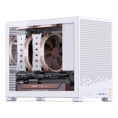 2. Jonsbo D32 PRO White PC-Gehäuse, Mini-Gehäuse, mATX, Tempered Glass - weiß