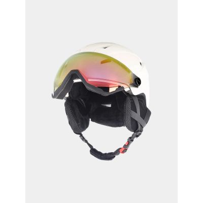 Kask narciarski z goglami uniseks 4F 4FWAW24AHELU090-11S