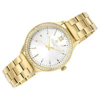 3. Zegarek Damski Giewont Sapphire Złoto Srebrny GW1140-B2