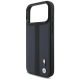 6. Etui BMW M Perforated Stripe Logo MagSafe na iPhone 17 Pro Max - granatowe