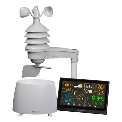 12. Denver WS-650 cyfrowa stacja meteorologiczna Biały AC/Bateria