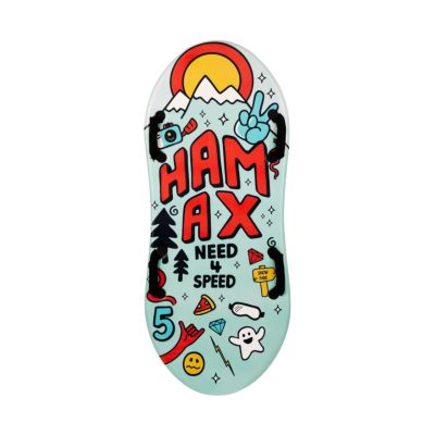 Ślizg Hamax Twin Tip Surfer Graffiti Mountain miętowy 550072