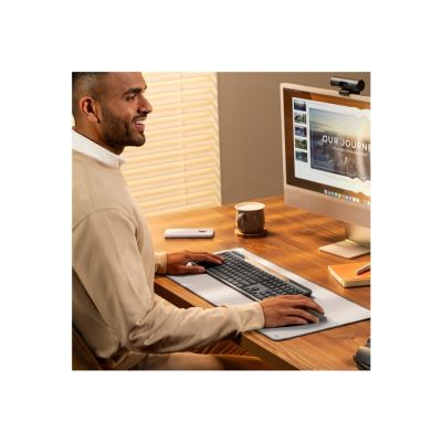 11. Logitech Signature Slim Solar+ K980 klawiatura Uniwersalne RF Wireless + Bluetooth QWERTY UK międzynarodowy Grafitowy