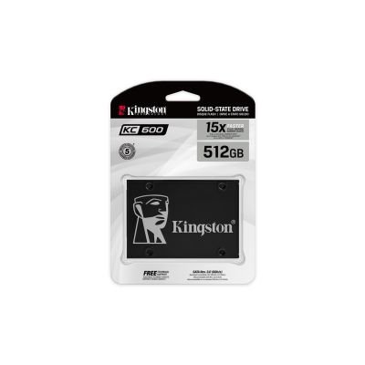 4. Dysk SSD Kingston KC600 (512GB; 2.5"; SATA 3.0; SKC600/512G)