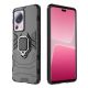 12. Ring Armor etui do Xiaomi 13 Lite pancerny pokrowiec uchwyt magnetyczny ring czarne