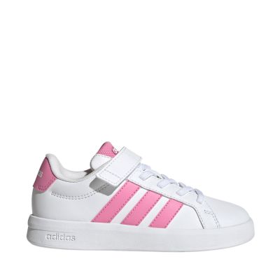 Buty dla dzieci adidas Grand Court 3.0 biało-różowe JP9371