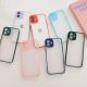 10. Milky Case silikonowe elastyczne półprzezroczyste etui do Samsung Galaxy A22 4G ciemnozielony