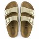 4. Klapki damskie Birkenstock Arizona Birko-Flor Gold złote regular szerokie (1016110)