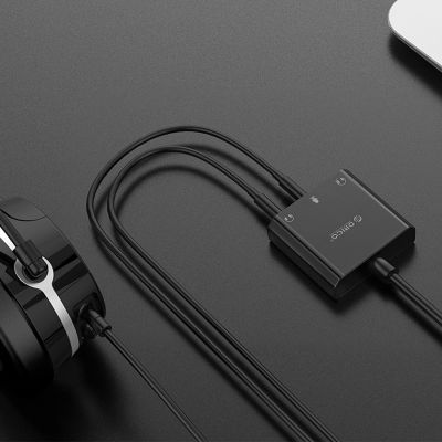5. Zewnętrzna karta dźwiękowa Orico SKT3 USB-A - czarna