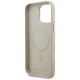 7. Etui Karl Lagerfeld FW Stamped Karl MagSafe na iPhone 16 Pro - beżowe