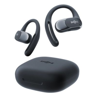 7. Słuchawki bezprzewodowe douszne Shokz OpenFit Air czarne