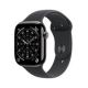 Apple Watch Series 11Â GPS + Cellular 46mmÂ Slate Titanium Case with Black Sport Band - M/L