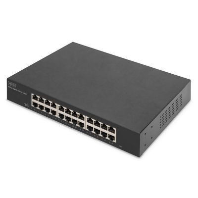Digitus 24-portowy przełącznik gigabitowy, 19-calowy, niezarządzalny