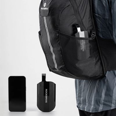 8. Zestaw błotników rowerowych Rockbros FK-810 składane teleskopowe - czarny