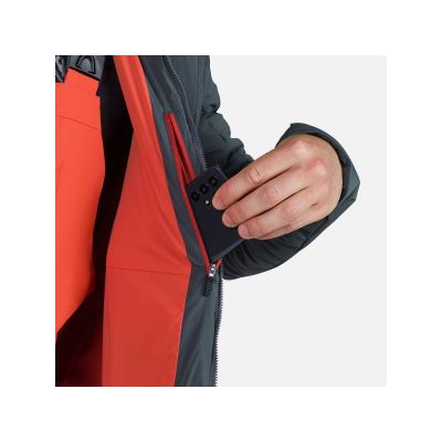 5. Kurtka Rossignol Opside Hoodie Warm szary