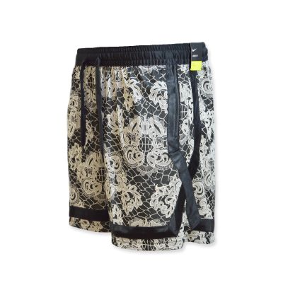 2. Spodenki damskie Nike Fly Crossover AOP Shorts Black/Light Bone - DC0869-010