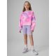 3. Bluza dresowa loose bez kaptura dziewczęca 4F 4FJRSS26TSWSF2935-90A