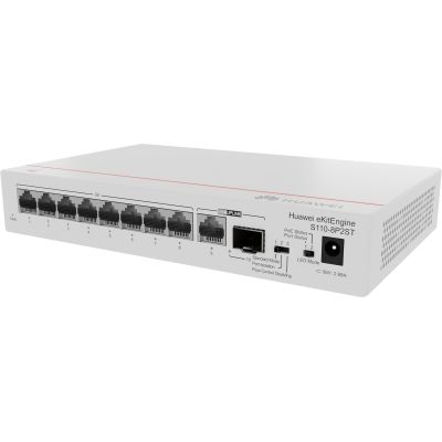 5. Huawei CloudEngine S110-8P2ST Obsługa PoE Szary