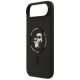 6. Etui Karl Lagerfeld Silicone Karl&Choupette Ring MagSafe do iPhone 17 Air - czarne