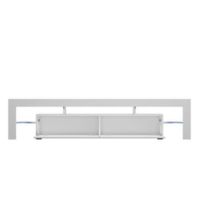 Szafka RTV TORO 200 szary/ biały połysk