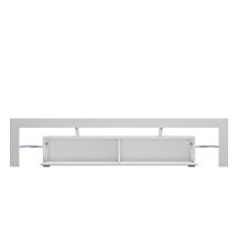 Szafka RTV TORO 200 szary/ biały połysk