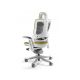 2. Fotel biurowy Wau 2 BL411 tkanina olive/biały